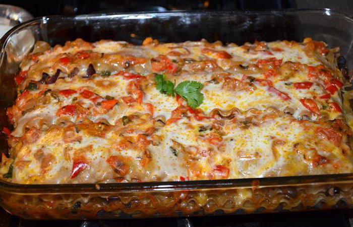 vegetarisk lasagne matlagning recept
