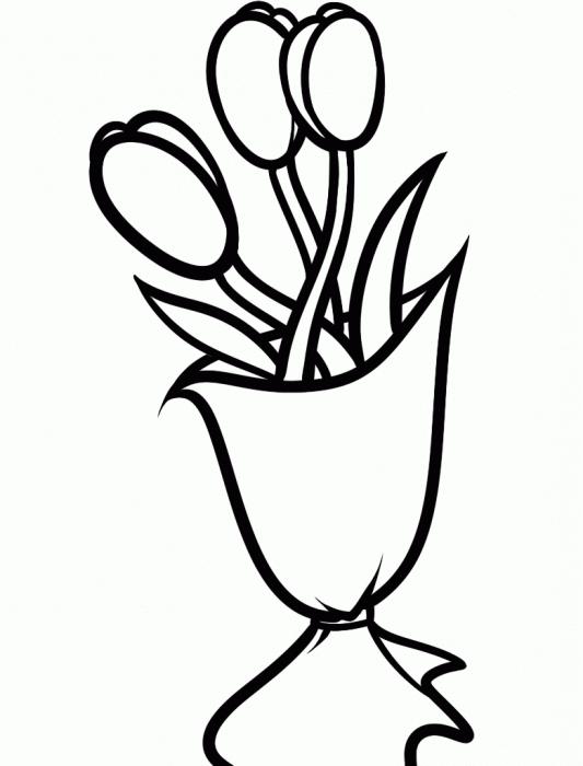Hur man ritar en bukett blommor. Användbara tips